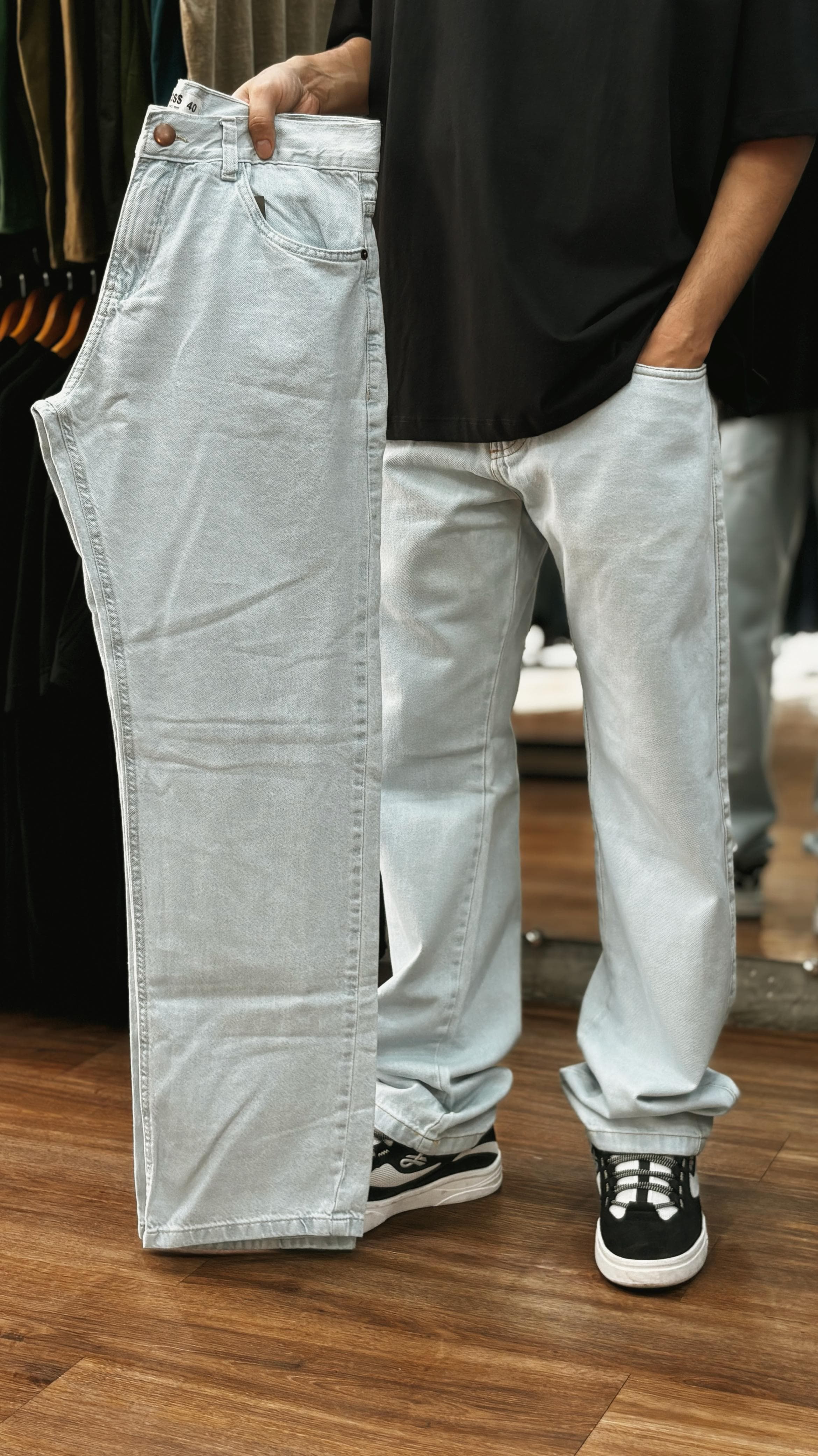 Calça Oncross - Jeans Balão Azul