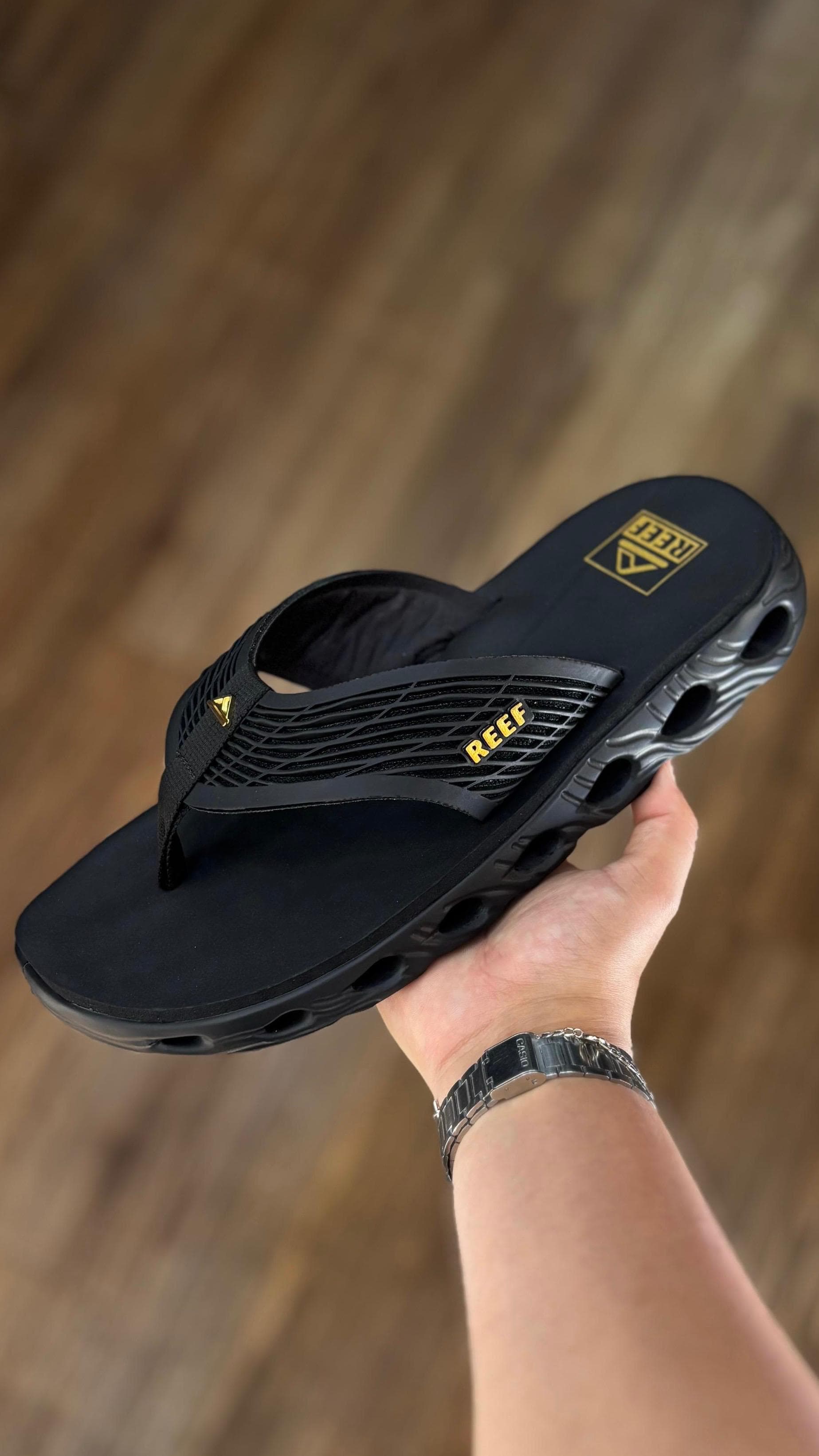 Chinelo Reef- Vision Preto